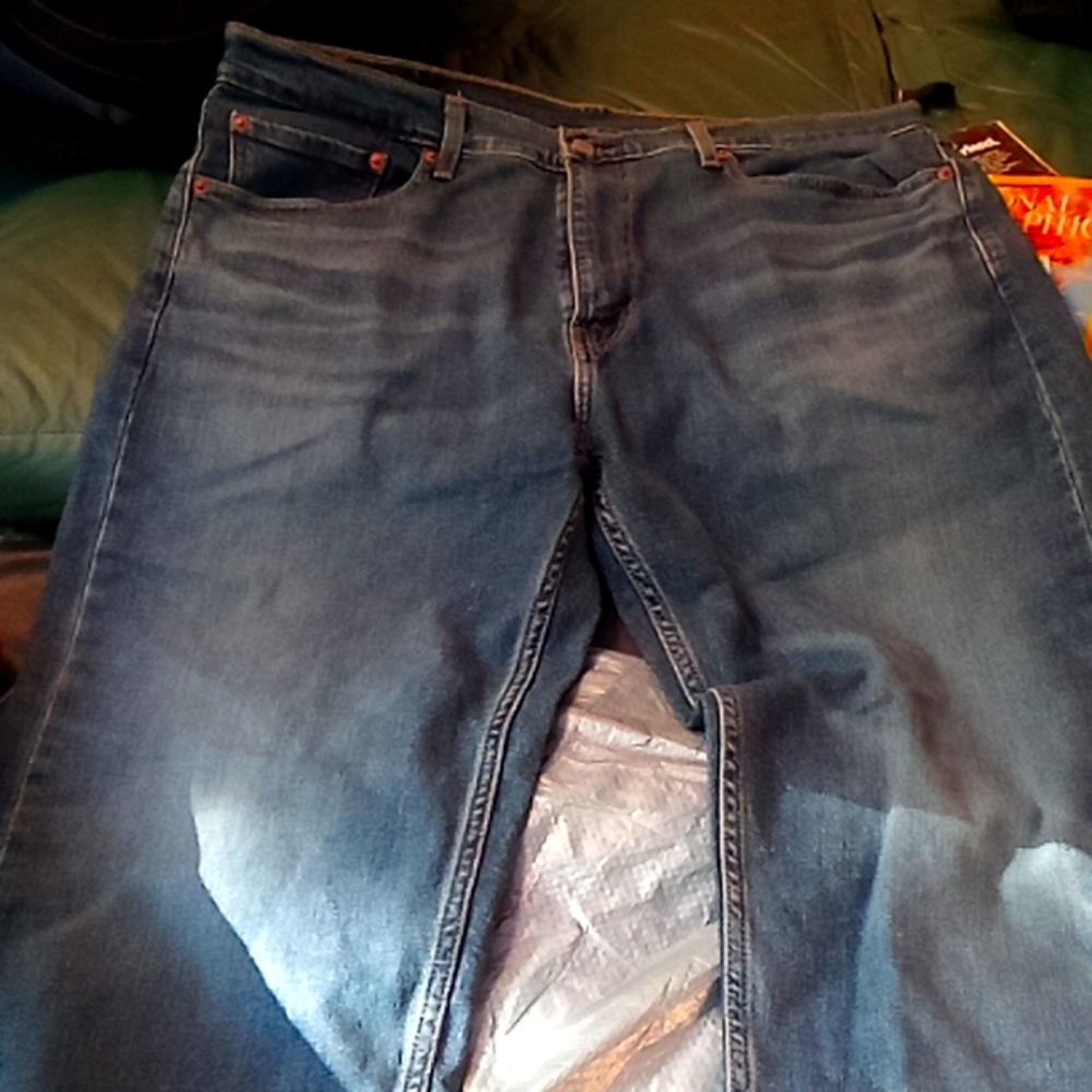 Levi's lightly used stonewashed Size 36x33 Waist.Retail $50.Yours for only $14.
